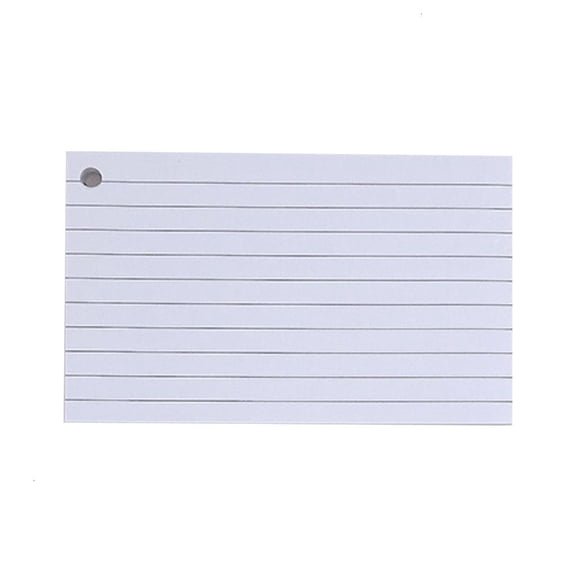 Yammee Blank Paper Cards Flash Card Study Note Cards Game Cards Lined Index Cards