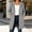 Gray, variant on IUYRTFE Women's Long Zip Up Hoodie Jacket with Pockets Casual Lightweight Hooded Coat