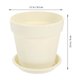 thumbnail image 2 of unbranded 10Jgo Macetas Decorativas De Plástico Beige Para Jardinería En Casa Y Balcones, 2 of 6