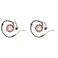 thumbnail image 1 of 2X Coil 12 Pole Stator DC Coil Ignition Stator for GY6 125Cc 150Cc, 1 of 9