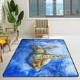 thumbnail image 2 of Crawling Indoor Carpet Play Mat Turtle in The Ocean for Living Room Bedroom Educational Nursery Floor Mat Area Rugs 72x48in Carpet Runner, 2 of 6