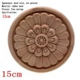 thumbnail image 2 of Talla de madera Apliques naturales for muebles Gabinete Molduras de madera sin pintar Vintage Vintage Decoración decorativa, 2 of 7