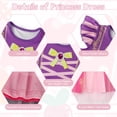 thumbnail image 4 of Vestido de princesa HenzWorld de tul morado con mangas onduladas 3T, 4 of 6