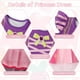 thumbnail image 4 of Vestido de princesa morado Costume HenzWorld con mangas onduladas, 9-10 Y, 4 of 6