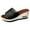 Black, variant on XIAQUJ New Fish Mouth Wedge Fashion Casual Large Size Women's One Line Sandals and Slippers for Women Sandals for Women 2024 White 8