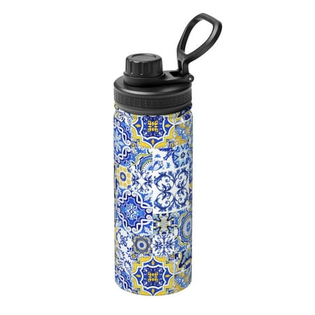 

Gaeub Watercolor Artwork Print Stainless Steel Water Bottle 18oz Sports Insulated Kettle for Women Men Suitable as a Gift