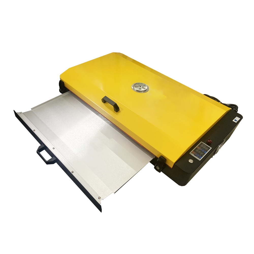 Qomolangma 18in x 24in DTF Film Sheet Curing Oven With Temperature Control Drawer Model Yellow