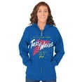 thumbnail image 3 of Tasty Waves Retro 80s Surf Movie Tee Zip Up Hoodie Men's Women's Brisco Brands X, 3 of 6