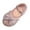 Pink, variant on PINQI Kids Toddler Girls Rhinestone Butterfly Dress Shoes Baby Flat Bottom Sandals Flower Wedding Party Shoes