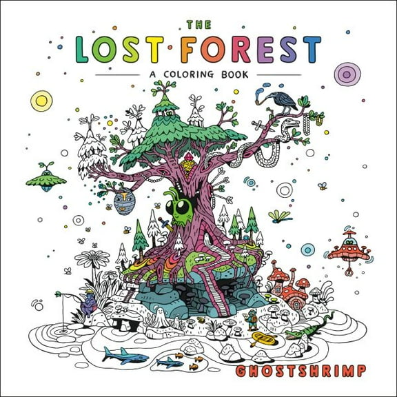 Pre-Owned The Lost Forest: A Coloring Book Paperback