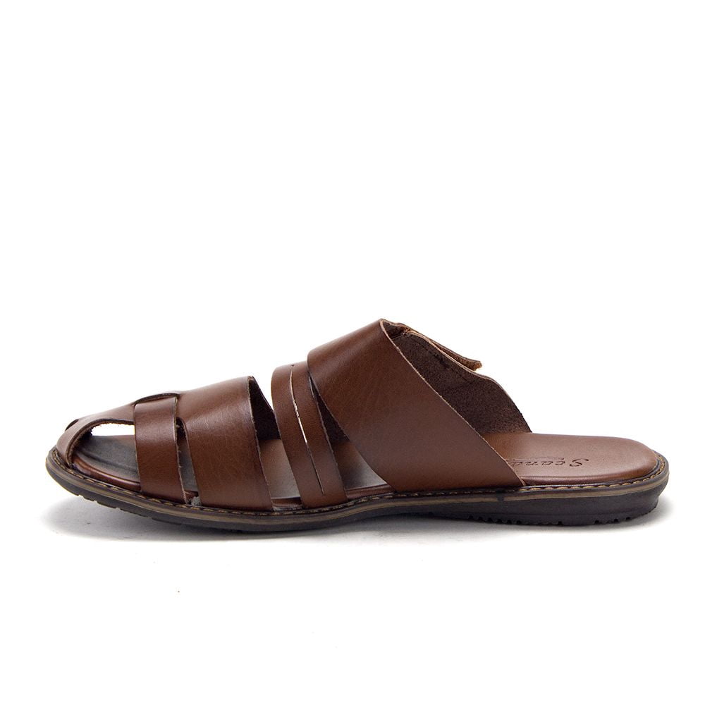 J'aime Aldo Men's Roman Slides, 57688 Leather Lined Closed Toe