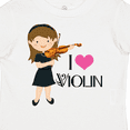 thumbnail image 4 of Inktastic Girls I Heart Violin Girls Toddler T-Shirt, 4 of 5