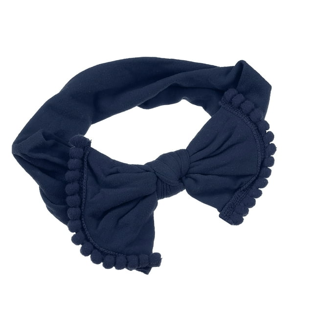 Diadema con lazo Unique Bargains Algodón Azul Marino 63 pulgadas
