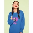 thumbnail image 2 of Hypnotic Toon Style Tv Sweatshirt Women -Image by Shutterstock, Female 3X-Large, 2 of 4