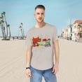 thumbnail image 4 of Amsterdam Famous Places And Cities Men's Jersey Curved Hem Tee, 4 of 4