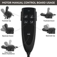 thumbnail image 5 of Dual Motor Power Lift Chair, Lay Flat Recliner Chair, Electric Recliner with Massage and Heat for Elderly, Remote Control, Infinite Position, Standing Assistance, USB Ports, Genuine Leather, Brown, 5 of 9