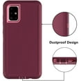 thumbnail image 4 of HSHDLDF Samsung Galaxy A71 4G Case, Samsung Galaxy A71 4G Case Soft TPU Hard PC Heavy Duty Shockproof 3 Layer Cover for Samsung Galaxy A71 4G (Red), 4 of 6