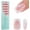 Short Square-Deep French, variant on Deep Gel Tips, 150 count Short Square Tips, Soft Gel Tips Press Nails, Nails for Art DIY 15 Sizes