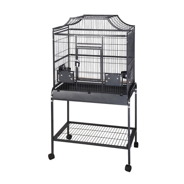 A and E Cage Co. Elegant Style Flight Bird CageBlackSmall