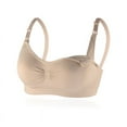 thumbnail image 1 of Ropa interior de lactancia para mujeres embarazadas, sujetador push up con hebilla frontal inalámbrica, sujetador de lactancia antidesbordamiento, sujetador de momia posparto de talla grande para, 1 of 5