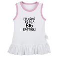 thumbnail image 1 of I'm Going to be a Big brother Funny Dresses For Baby, Newborn Babies Skirts, Infant Princess Dress, 0-24M Kids Graphic Clothes (White Sleeveless Dresses, 6-12 Months), 1 of 4