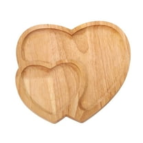 Bamboo Serving Tray Heart Shaped Cheese Board Charcuterie Board Wood Serving Platters Valentine'S Day Mother Day Kitchen Table Decorations Supplies