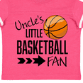 thumbnail image 4 of Inktastic Uncle's Little Basketball Fan Boys or Girls Toddler T-Shirt, 4 of 5