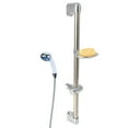 thumbnail image 2 of XISAOK Stainless Steel Shower for Head Holding Rod With Soap Box Adjustable Lifting Rod, 2 of 8