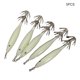 thumbnail image 2 of LURE DE PESCA 8 CM ABS Sin desacoplamiento Streamingline Modelado Reducir Resistencia al viento Operación simple Ganchos para pescado de mar Calamar Color luminoso 5pcs 5 piezas Advancent OD019650-01B, 2 of 7