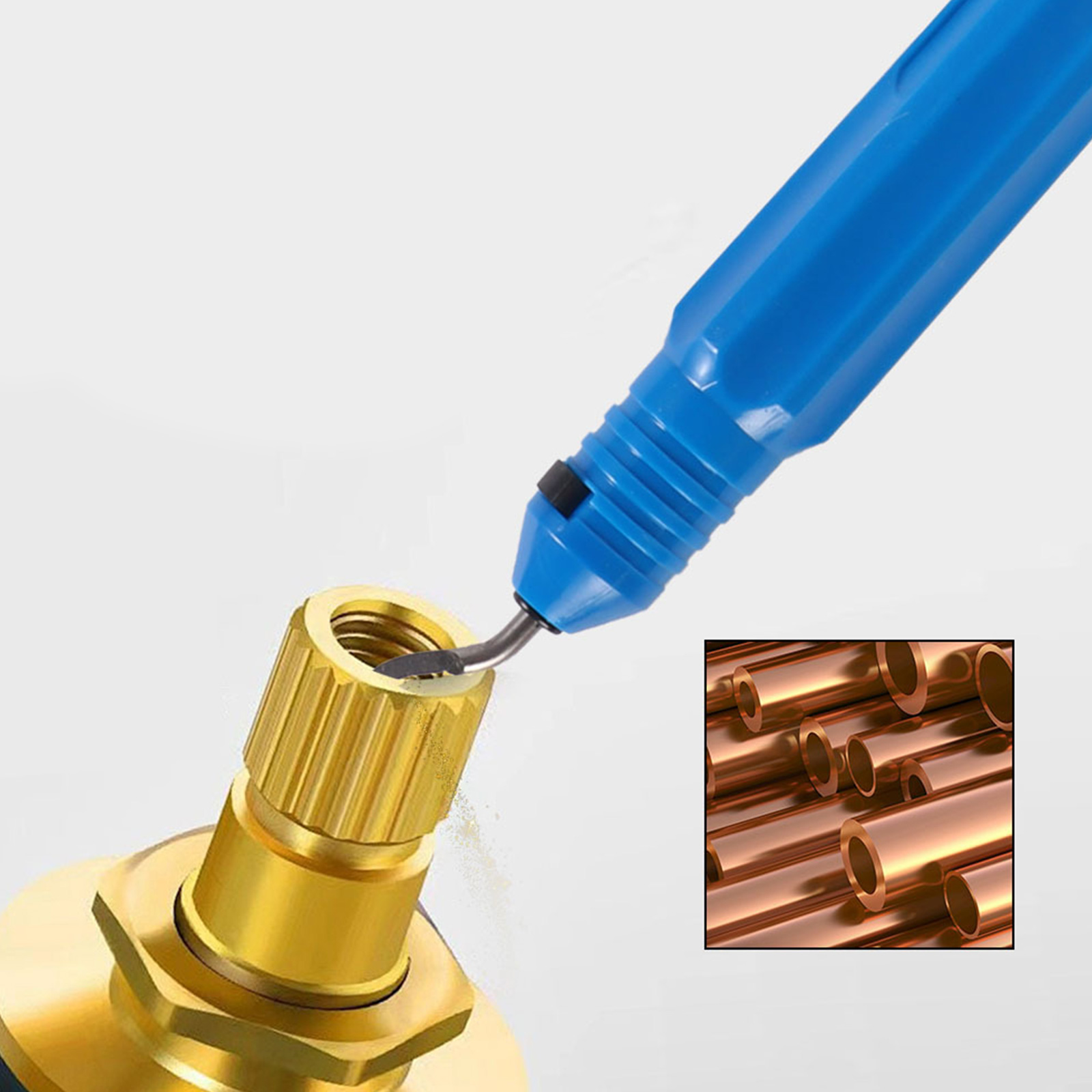 Professional HVAC Copper Pipe Expander Reamer Tool With Eccentric Flaring Design For Precisions Refrigeration Repairs