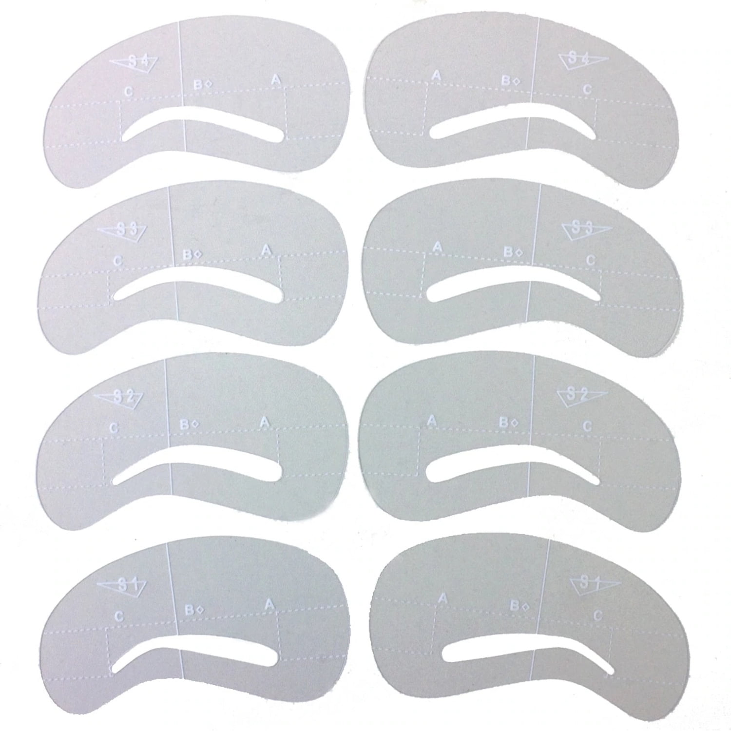 e l f cosmetics eyebrow stencil kit walmart com