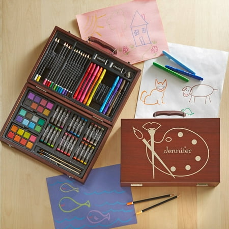 Personalized 80 Piece Youth Art Set