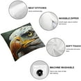 thumbnail image 4 of BANET Throw Pillow Covers National Bird Nature Art Work Square Pillow Cases for Decorative Cushion Bed Couch Sofa 12x12in, 4 of 5
