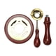 thumbnail image 1 of Kit de sellos de cera Herramientas para horno de cera Calentador de sellos de cera de acero inoxidable de madera Olla para derretir cera para envolver Rojo oscuro, 1 of 8