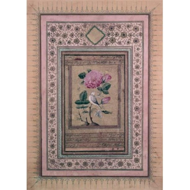 Posterazzi SAL260686 Manuscrit Persan Affiche d'Art Islamique du XVIIIe Siècle - 18 x 24 Po.