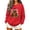 x699/Red, variant on Jovrlynd Womens Christmas Sweatshirts Cute Snowman Long Sleeve Holiday Party Pullover, S-2XL