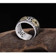 thumbnail image 6 of Retro Five Emperors Money Ring Adjustable Open Band Copper Coin Style Lucky Amulet Jewelry for Men and Women Vintage Accessory, 6 of 6