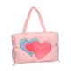 thumbnail image 2 of Bolso de mano acolchado de nailon para Mujer Yuyangstore Rosa, 2 of 8