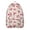 Nature Inspired, variant on Boho Folk Ethnic Mandala Canvas School Backpack, Abstract Sacred Meditation Daypack with Artistic Cultural Ornament Pattern