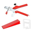 thumbnail image 1 of High-Performance Tile Leveling System, Ergonomic Pliers & Disposable Clips For Consistent Ceramic Installation, Leveler Set Ensures Uniform Grout Joint, Tailored For Both Pros & Novices (601 Pieces), 1 of 5