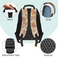 thumbnail image 4 of Uorisanigo Orange Capybara Kids Backpack for School, 17 Inch Water Resistant Bookbag, Lightweight Travel Daypack for 5-12 Year, Ideal for Camps, Hiking and Weekend Trips, 4 of 7