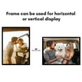 thumbnail image 5 of Americanflat 16x22 Picture Frame with Polished Plexiglass Streamline Collection Thin Border Wall - Black, 5 of 8