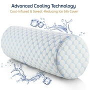 Nestl Memory Foam Cervical Neck Pillow, Neck Roll With Cooling Cover