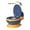PP Seat Blue, variant on Toilet Training Potty Infants Toilet Seat Compact Size Easy to Clean (Brush Included) Realistic Toilet Potty Seat Babies Girls Boys Kids PP Seat Blue