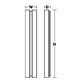 thumbnail image 2 of RYNW0624LAJUDBK AFX Ryan - 25W 1 LED Outdoor Wall Sconce-24 Inches Tall and 6 Inches Wide, 2 of 4
