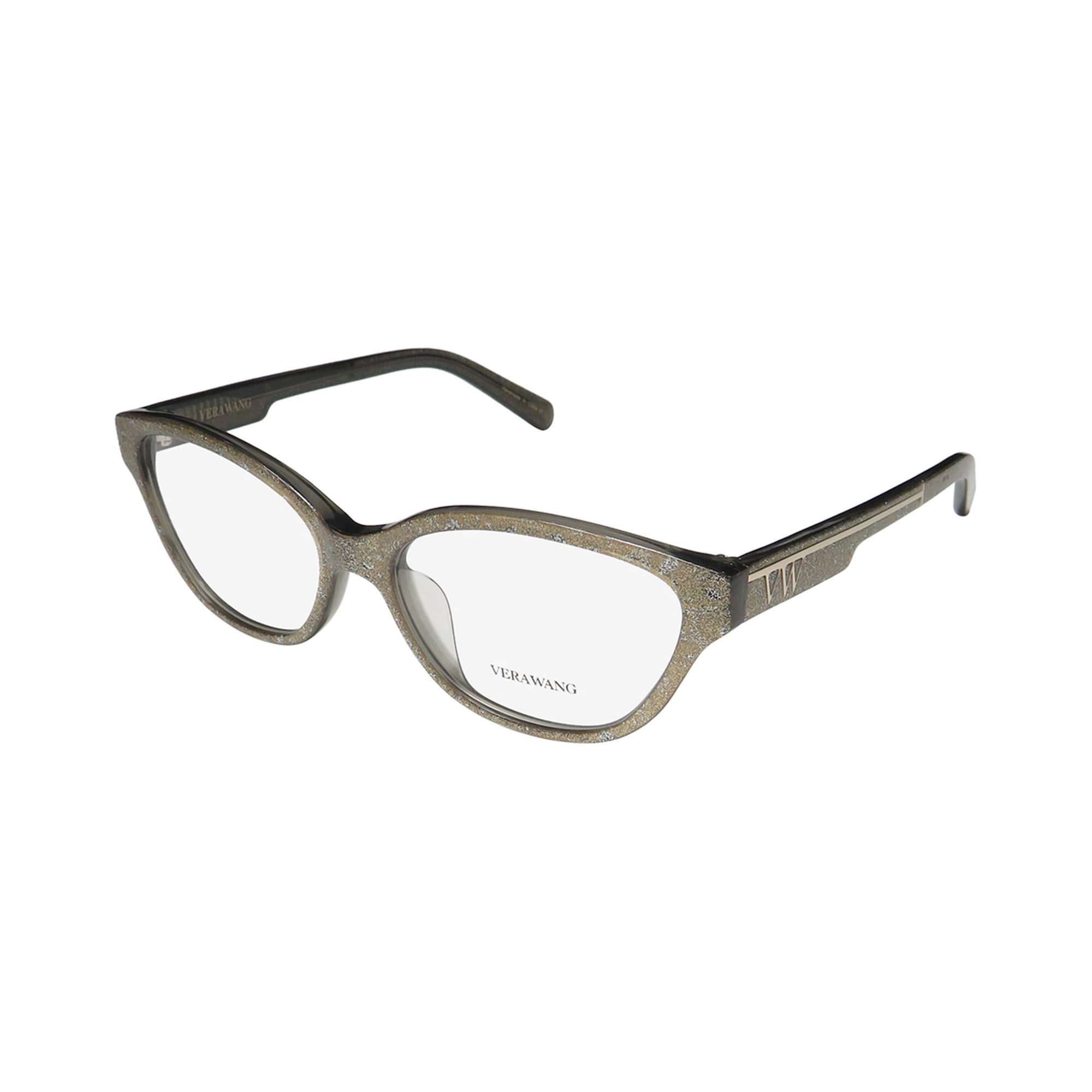 NEW VERA WANG VA16 WOMENS/LADIES CAT EYE FULL-RIM DISCO FRAME DEMO LENSES 52-16-135 EYEGLASSES/GLASSES