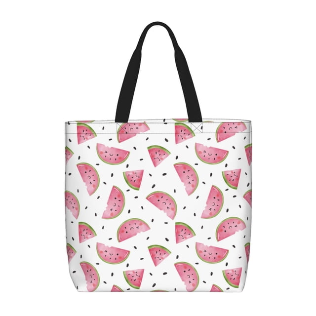 Balery Watermelon Bolsa de Mano para Mujeres con Cremallera, Bolsa de Gimnasio con Compartimentos, Bolsa para Laptop, Bolsa para Trabajo