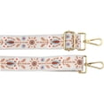thumbnail image 4 of SURJDE Crossbody Strap for Purses Replacement Adjustable Guitar Multicolor Style Handbag Straps, Foral W Gold Hardware, Large, Modern, 4 of 4