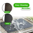 thumbnail image 4 of Aedavey BBQ Grill Mat Set of 5 Baking Mats Resuable Non-Stick Works on Electric Grill Gas Charcoal BBQ 15.75 x 13 inch, 4 of 11