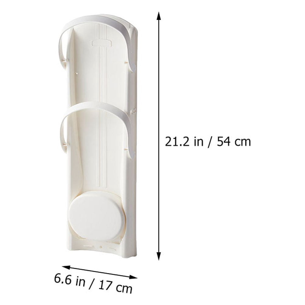 HONMEET Foldable Wall-Mounted Umbrella Stand Set, ABS Indoor Holder for Entryway, Space-Saving Compact Design Organizer
